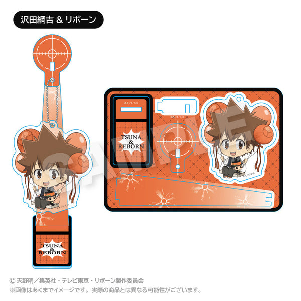 『家庭教師ヒットマンREBORN!』ばるんこスタンドキーホルダー 沢田綱吉&リボーン